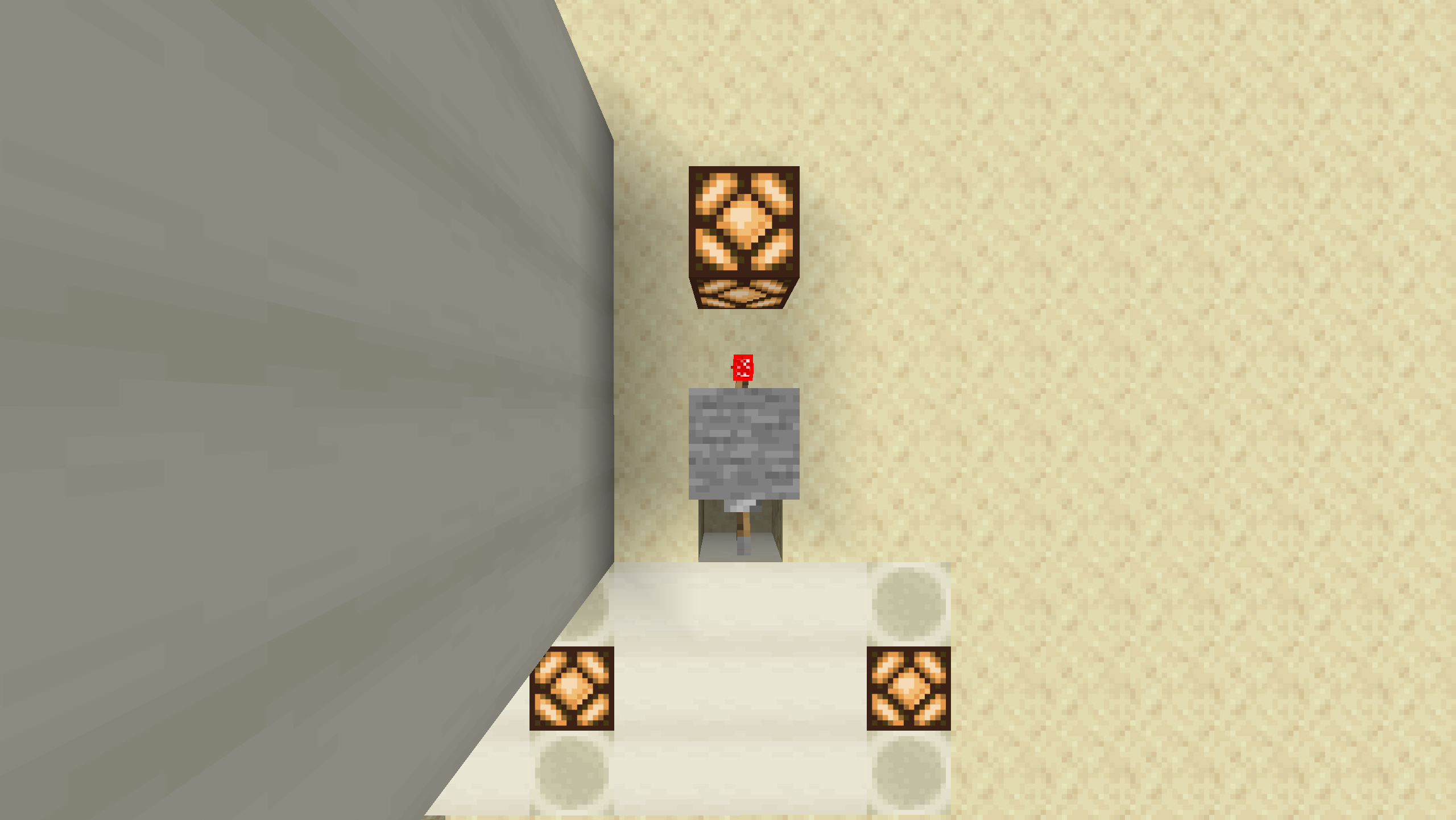 A diagram of a NOT logic gate.