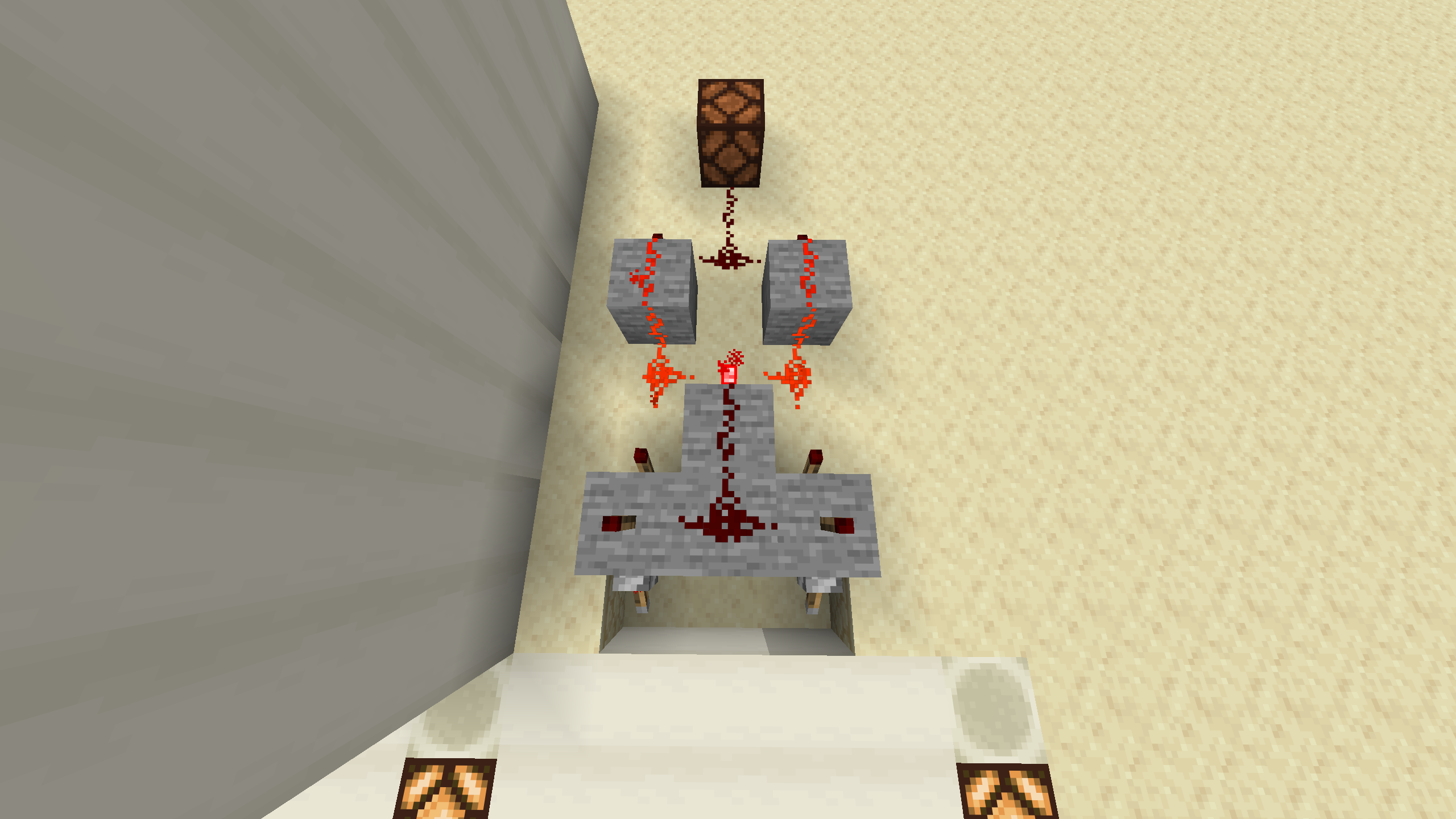 A diagram of an XOR logic gate.